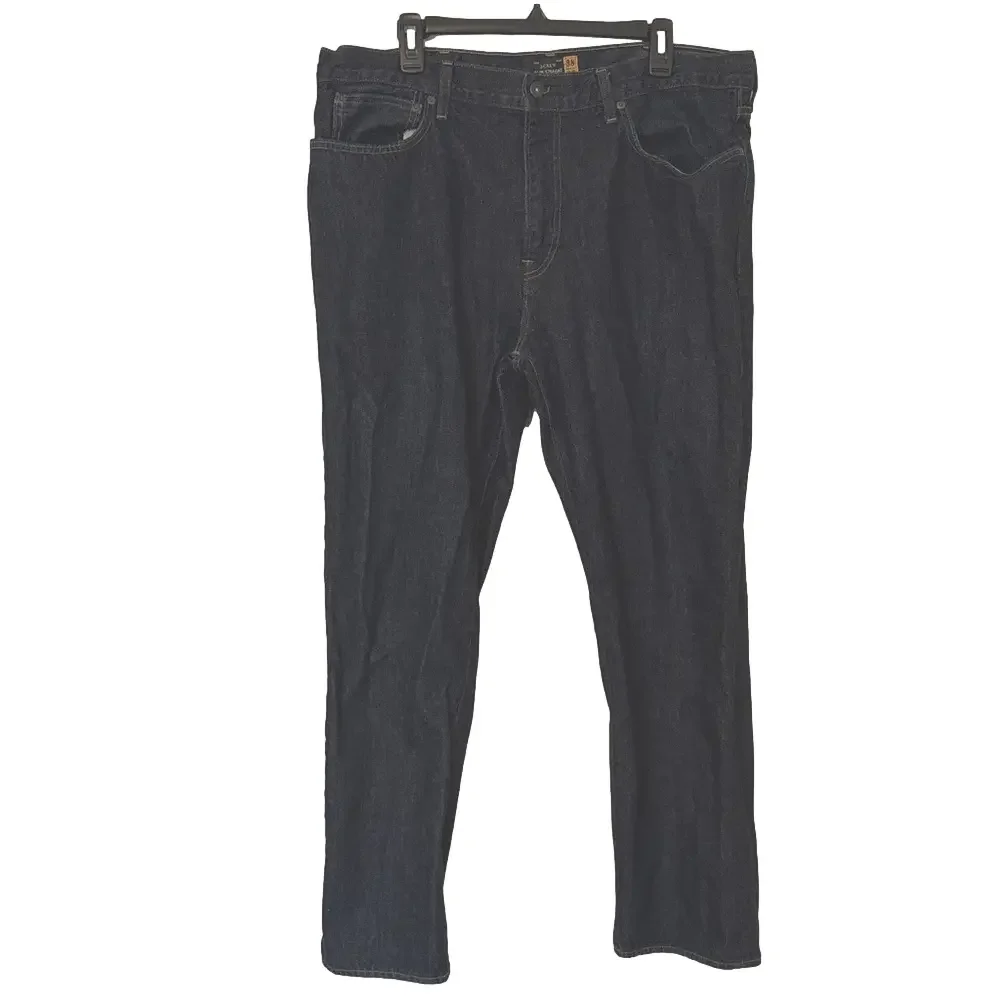 J.Crew Slim Straight Dark Wash Jeans Men’s Denim Classic Fit Size 38x32